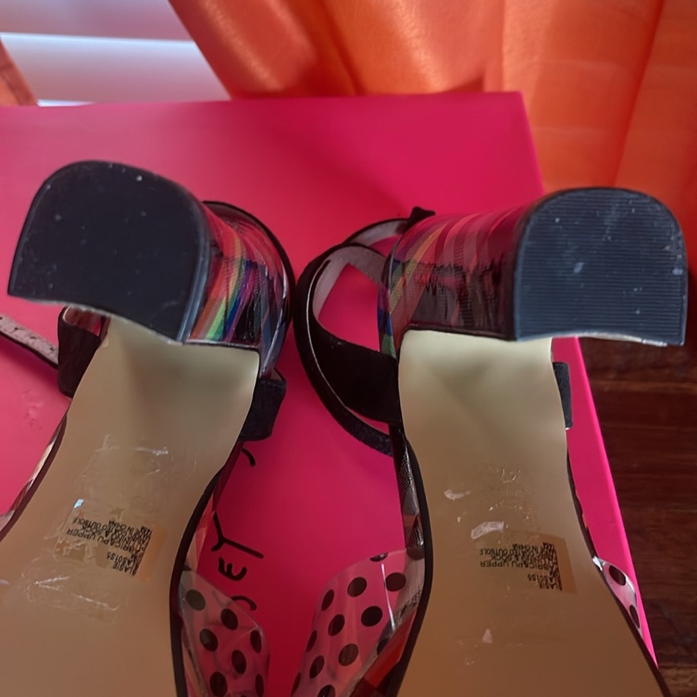 Betsey Johnson Multicolor Platform Heels - Picture 6 of 7